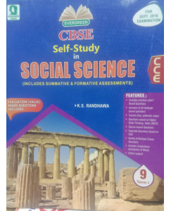 Evergreen Self Study in Social Science Class - 9 Term 1